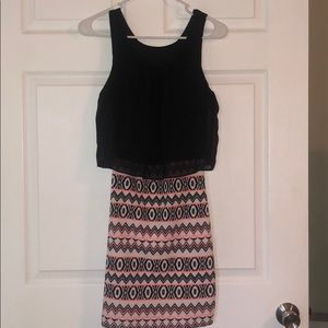 2 fitted tank top, open backed dresses